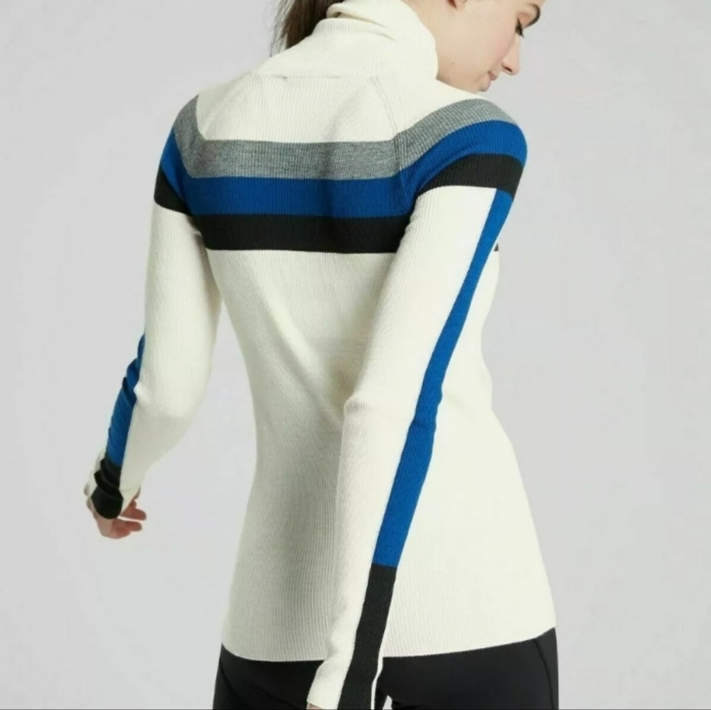 Athleta Brookshire Colorblock Sweater, Size XS - Picture 3 of 9
